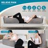 In-Stock Inflatable Trapezoidal Leg & Lumbar Pillow Footrest