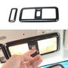 Carbon Fiber Front Reading Light Cover For Mitsubishi Pajero Montero 2009-2021