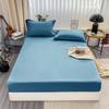 Sheets Couple Flexible Fitted Sheet Microfiber Ultra-Soft Hospitality Luxury Mattresses Cover Queen Single King Dimension Double Bed