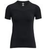 Solid Color Breathable Crew Neck Short Sleeve T-Shirt Women Tops Black 1383637-001