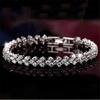 Women Rhinestone Inlaid Fashion Buckle Chain Bracelet Charming Bangle Jewelry Gift