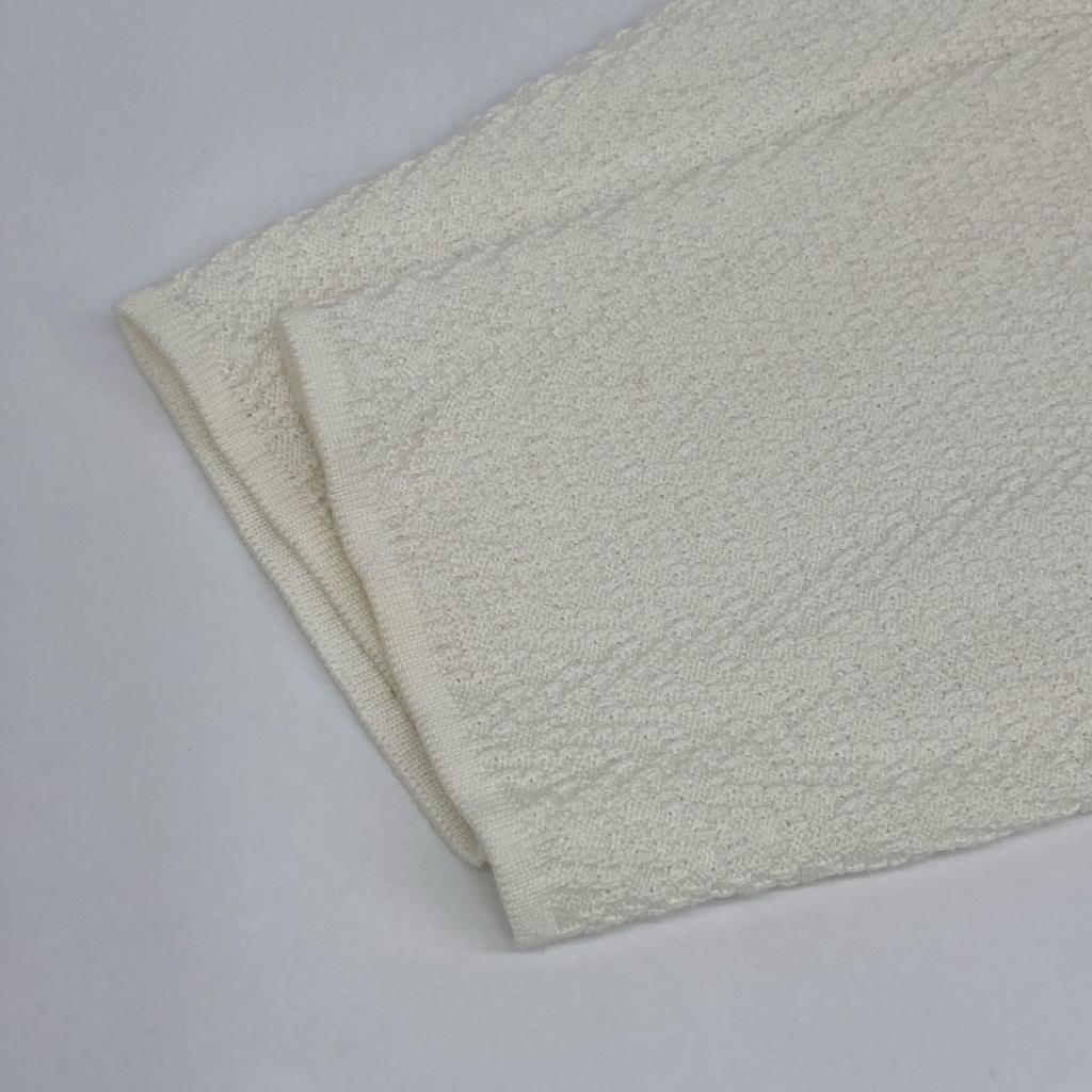 LARDINI JMLJM21 White Cotton Center Vent Double Breasted Knit Tailored Jacket Jacket M whiteUsed