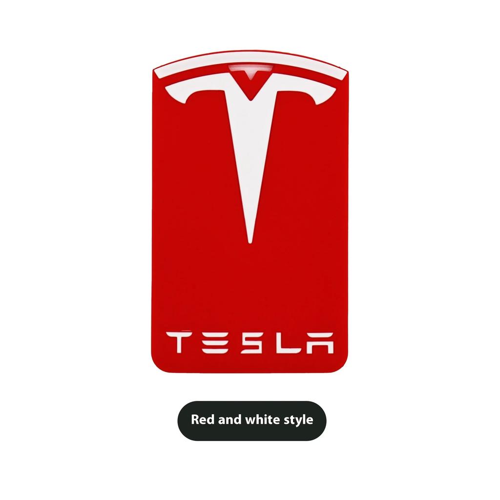 Autoaufkleber Tesla Silikon-Schlüsselkartenhalterhülle kompatibel mit Tesla Model 3/Model Y Schlüsselschutzhülle Zubehör