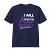 Womens I Will Remember For You Dementia Awareness Ribbon T Shirt Black X Large Vintage Washed Homme Unisex Fashion