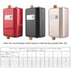 220V 3800W Electric Tankless Water Heater, Instant Hot Water Heater, Mini Water Heater with LCD Display for Home Commercial Use