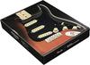 Fender Guitar Parts Strat Vintage Noiseless Black 11 Hole PG Pre-Wired Pickguard, SSS,