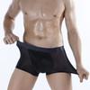 Pánské spodní prádlo ledově hedvábné prodyšné duté ultratenké sexy pánské boxerky