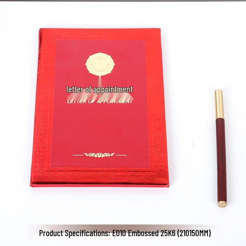 Velour Embossed Award & Honor Certificate