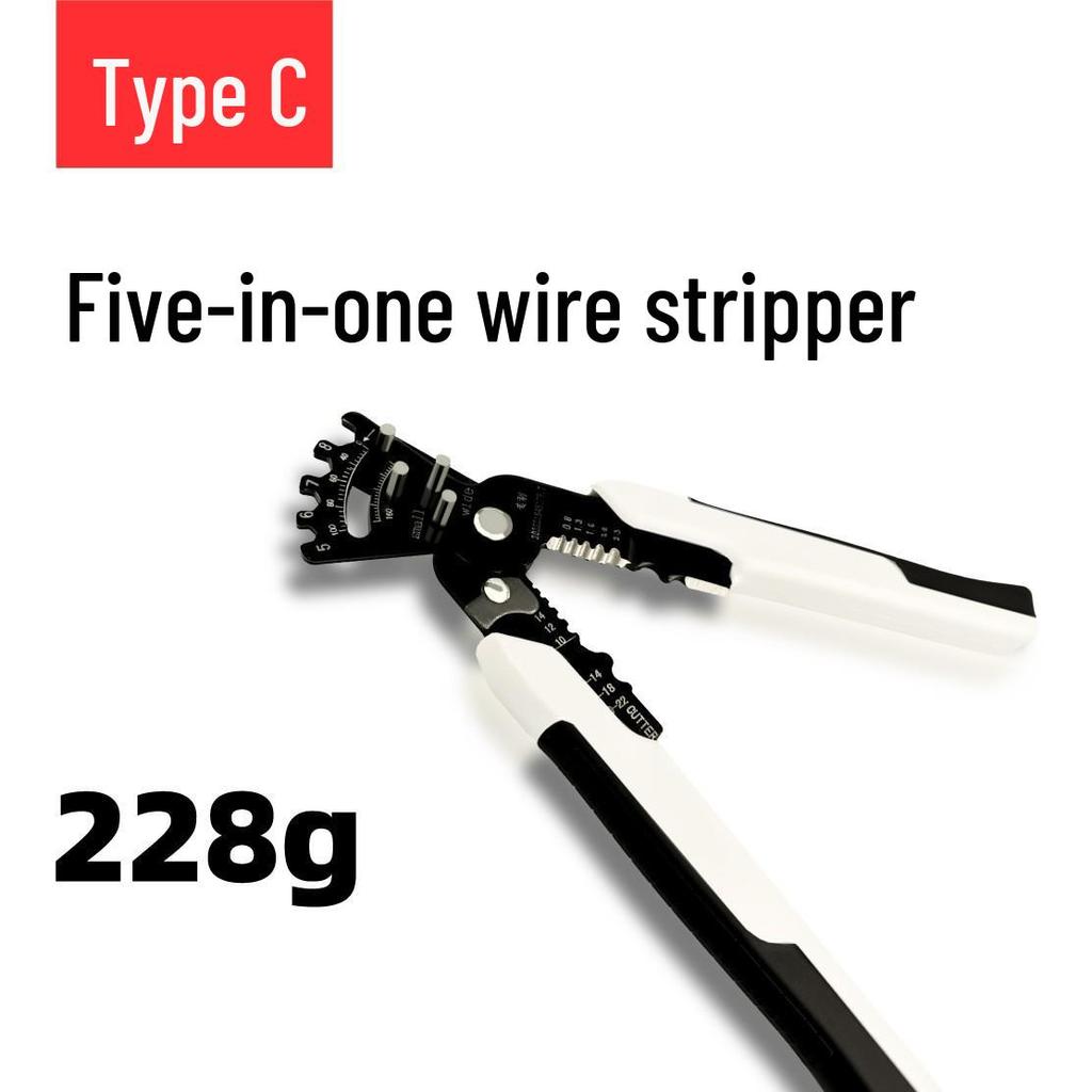 Compact High-Precision Wire Stripper - Multi-functional, Portable, Labor-saving Tool
