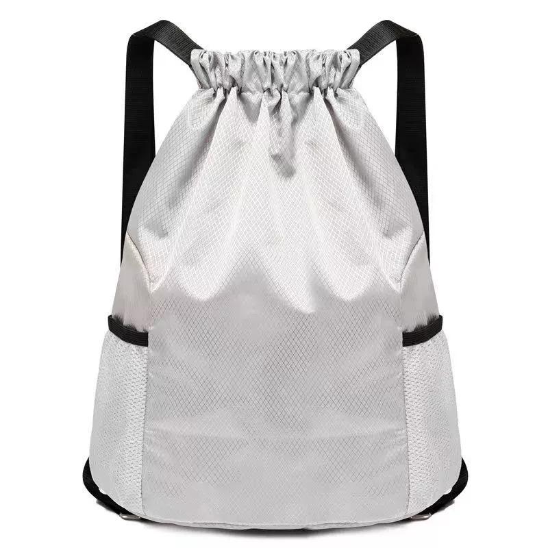 Custom Logo Drawstring Backpack for Travel, Sports, Gym, Hiking, Football & Basketball