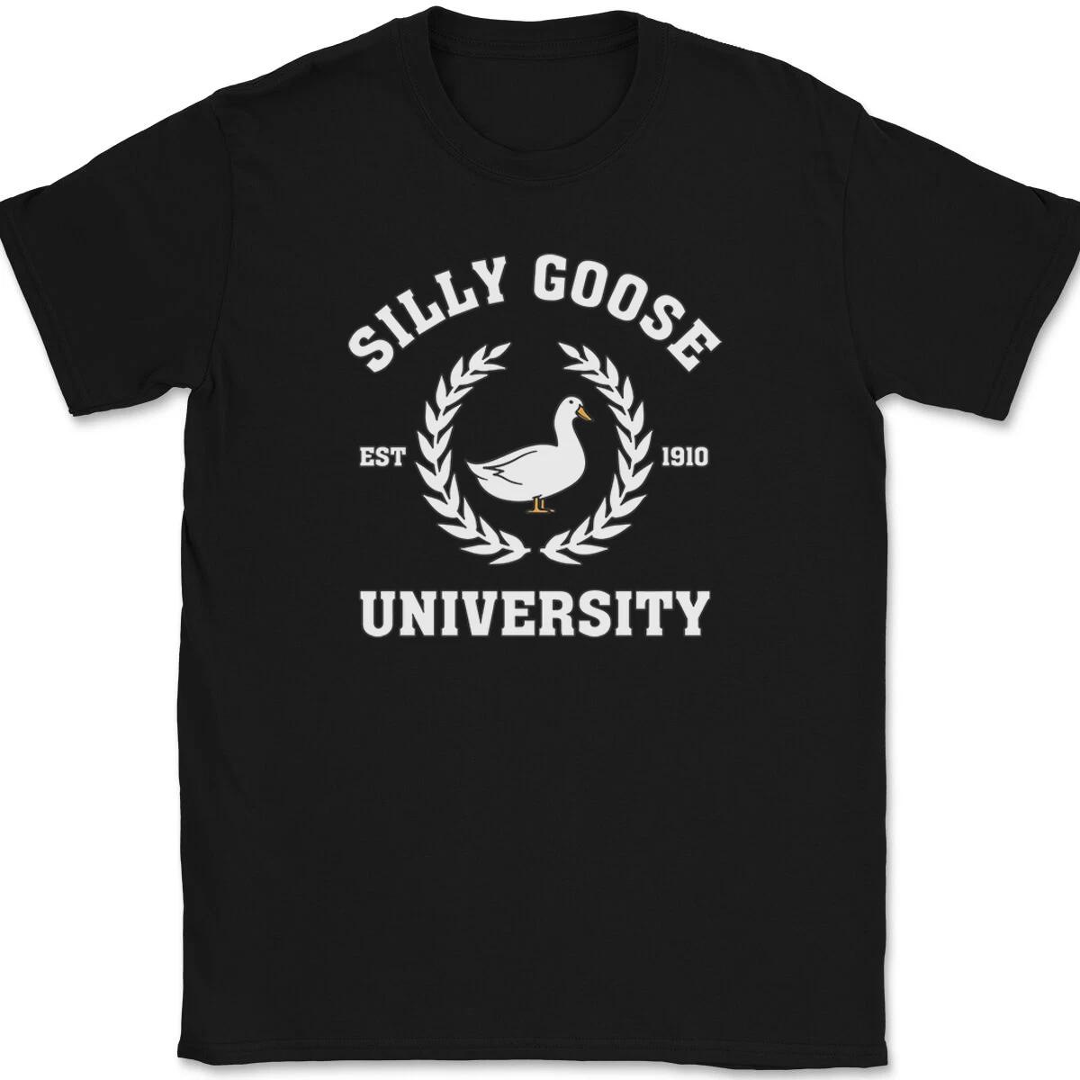 

Silly Goose University T-Shirt Tee Funny Cute Humor Novelty Gift 4XL