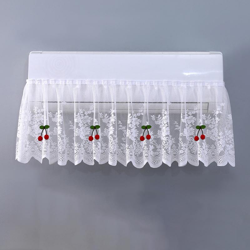 1PC Windshield Curtain Bedroom Air Conditioner Cover Cloth Dust-proof Lace Anti-direct Blowing Air Conditioner Household