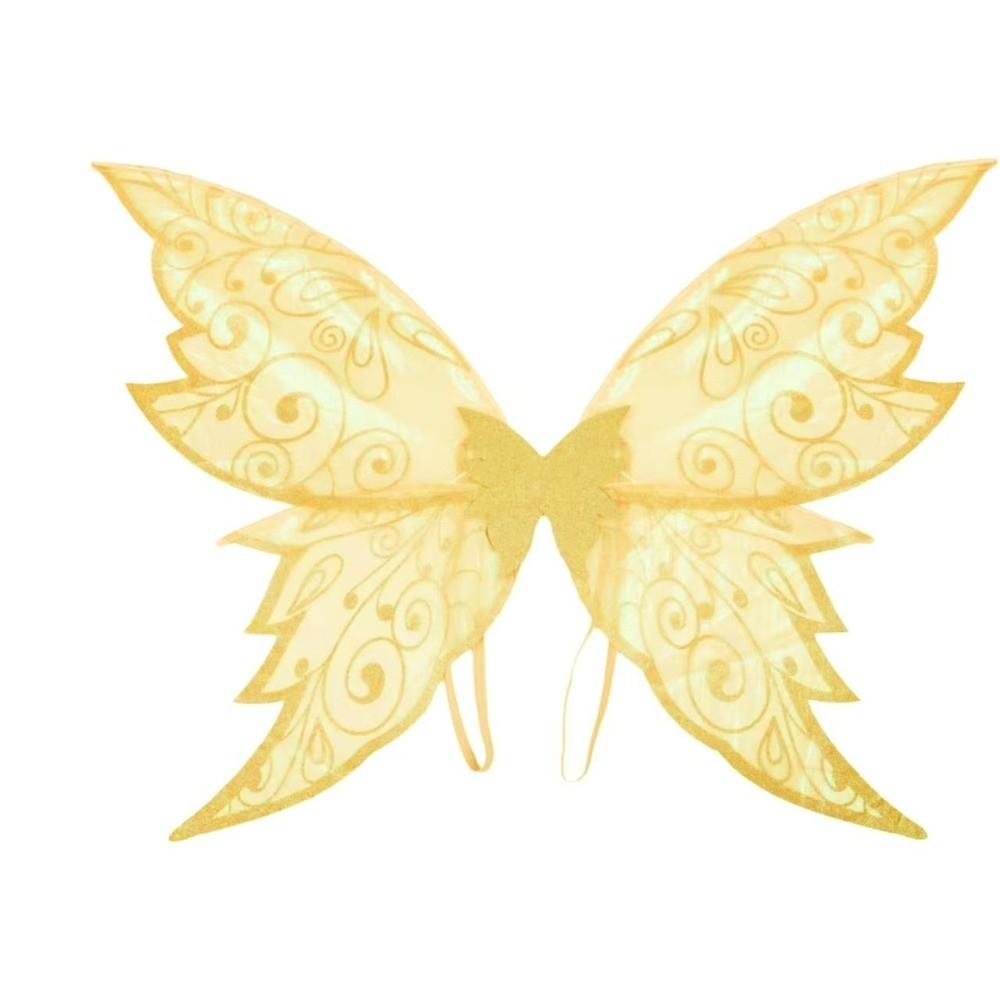 Organza Prinzessin Fee Flügel Leichtes Verkleidungsflügel Neu Funkelnde Engelsflügel Halloween