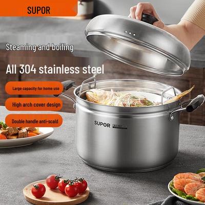 SUPOR 304 Edelstahl Multi-Kocher Dampfgarer Topf