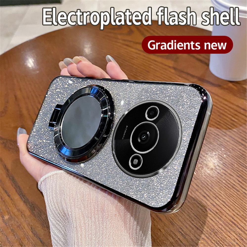 

Магнитный чехол Redmi A3 с гальваническим покрытием, блестящий, зеркальный, с подставкой-держателем, чехол для Xiaomi Redmi 13C 12 12C 10 10C 10A 9 9C 9A A1 Plus Redmi A3