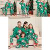 Festive Christmas Family Pajama Set Adorable Santa Print Soft Fabric For Everyone