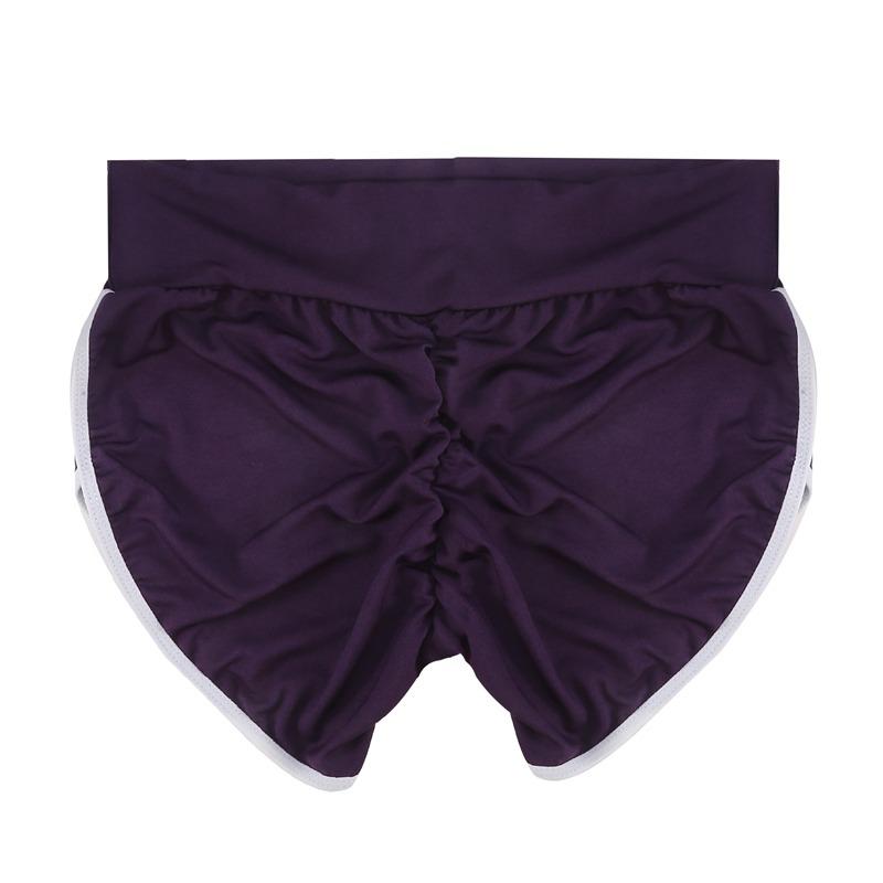 Women's Sexy Workout Yoga Gym Shorts Summer High Waisted Stretch Soft Dolphin Short Pants