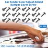 25 Pcs Car Fender Liner Splash Shield Bumper Cover Screw for Honda Accord