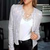 Spring Women's Fashion Sequin Stand-up Collar Jacket - Short, Versatile, and Stylish.