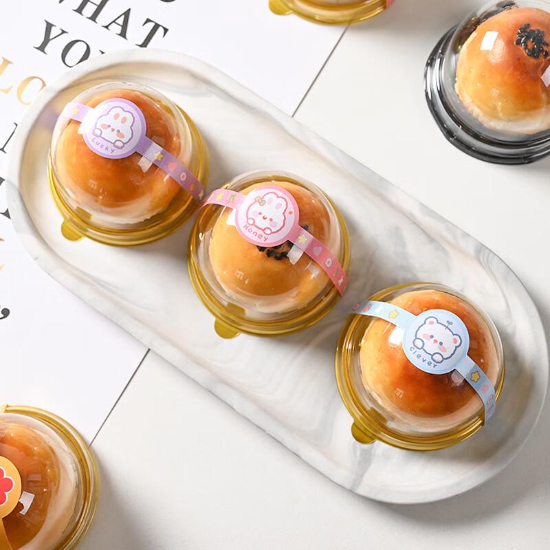 Einweg-Blisterverpackung für Eigelbgebäck & Mondkuchen (60-80g)