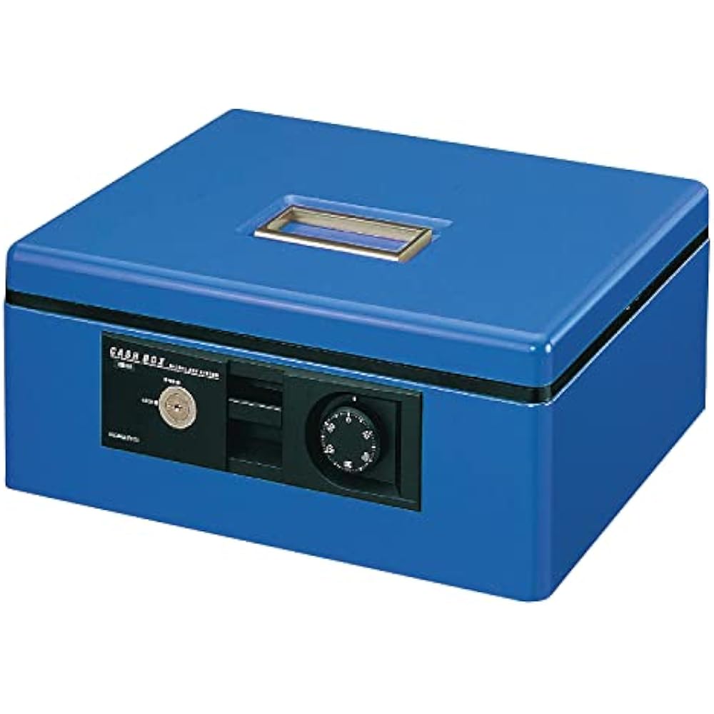 Kokuyo (KOKUYO) CB-11B Handbag Safe with Dial A4 Blue