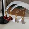 Red Flower French Gentle Atmospheric Light Luxury Premium Enamel Drop Glaze Spring Morning Flower