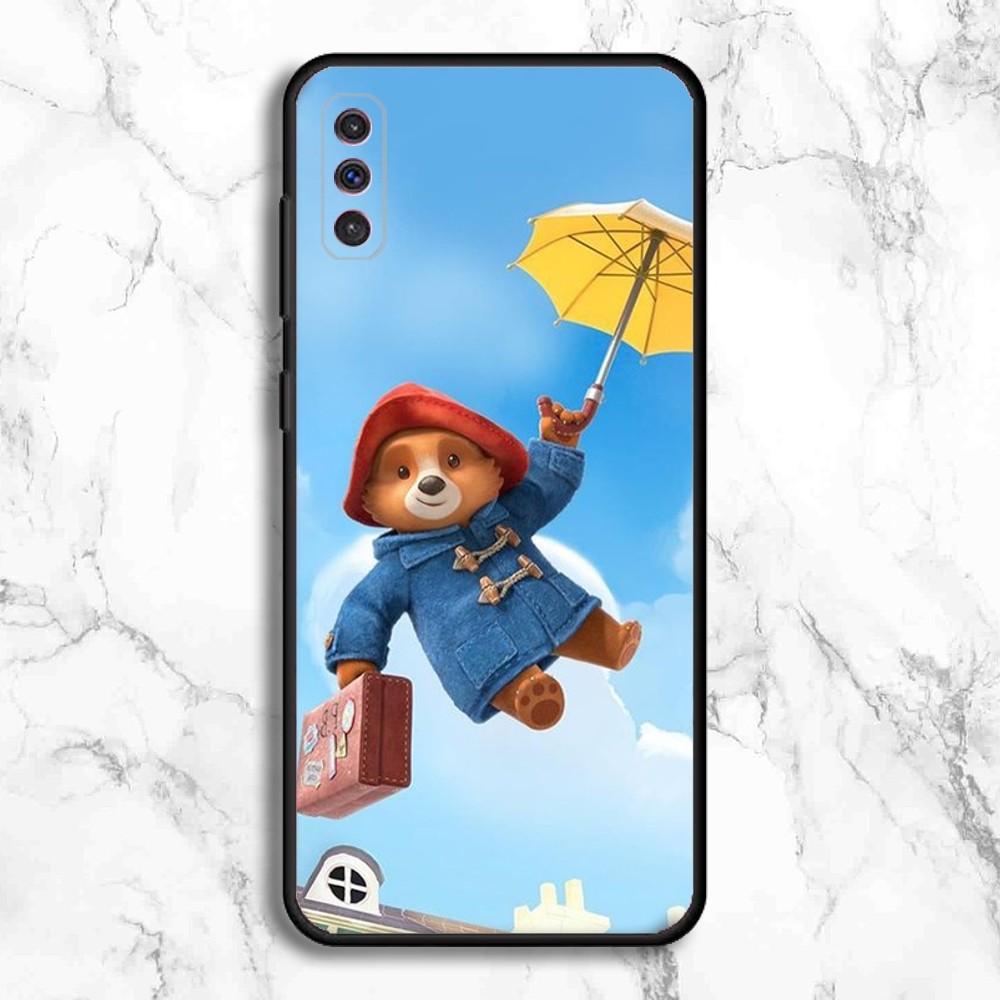 Paddington Bear Cute Phone Case For Samsung Galaxy A13,A21s,A22,A31,A32,A52,A53,A71,A80,A91 Soft Black Phone Cover
