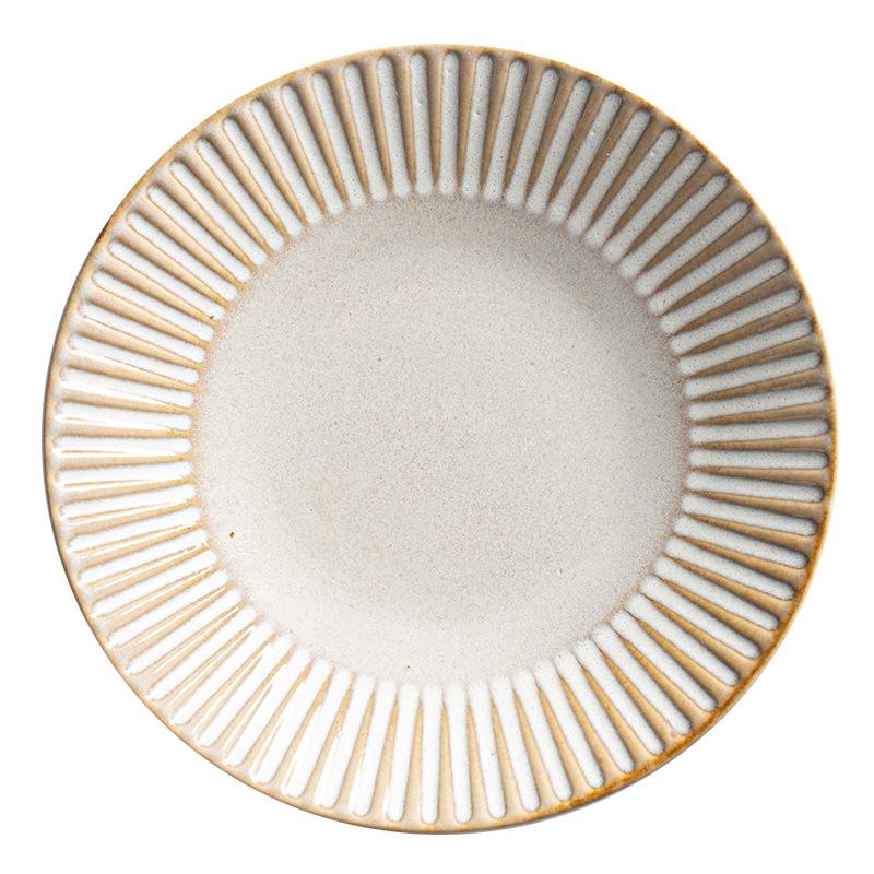 One Thing Multi-Purpose Japanese Bone Saucer Ceramic Household Plate Dried Fruit Snack Plate Vegetable Plate Dining Table Garbage Plate Tableware Smal