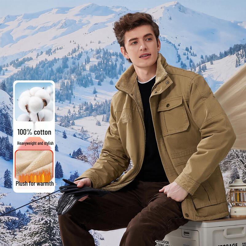 JEEP Men s Vintage Fleece-lined Cotton Work Jacket 3XL