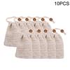 5/10pcs Natural Sisal Soap Bags Shower Bath Exfoliating Soap Saver Pouch Holder for Bath & Shower Use Soap Packaging Mesh Bags
