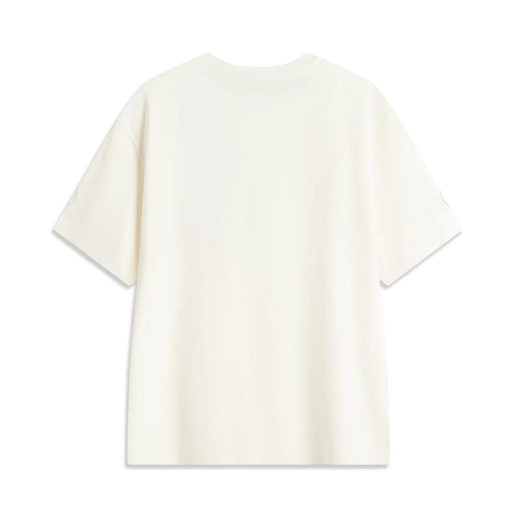 Li Ning Wade Series Letter Round Neck Breathable Versatile Casual Short Sleeve T-Shirt Men Tops AHSV815-3