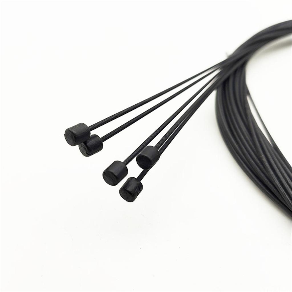 5pack Teflon Coated Gear Shift Cables Durability Teflon Bicycle Gear Cables for Smooth Shifting
