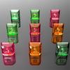 XDA Keycaps Mechanical Keyboards 1U Keycaps Blank Customized Gamer Transparents Crystal Keycaps Mx Switches XDA Height