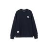 New Era Felpa Girocollo Manica Lunga Casual con Logo MLB New York Yankees FW23 Unisex Blu Navy 12715372