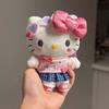 Sanrio Ins Style Girlish Heart Hello Kitty Plush Toy Cute Bag Pendant Bedroom Sofa Decoration Keychain Ornament Gift