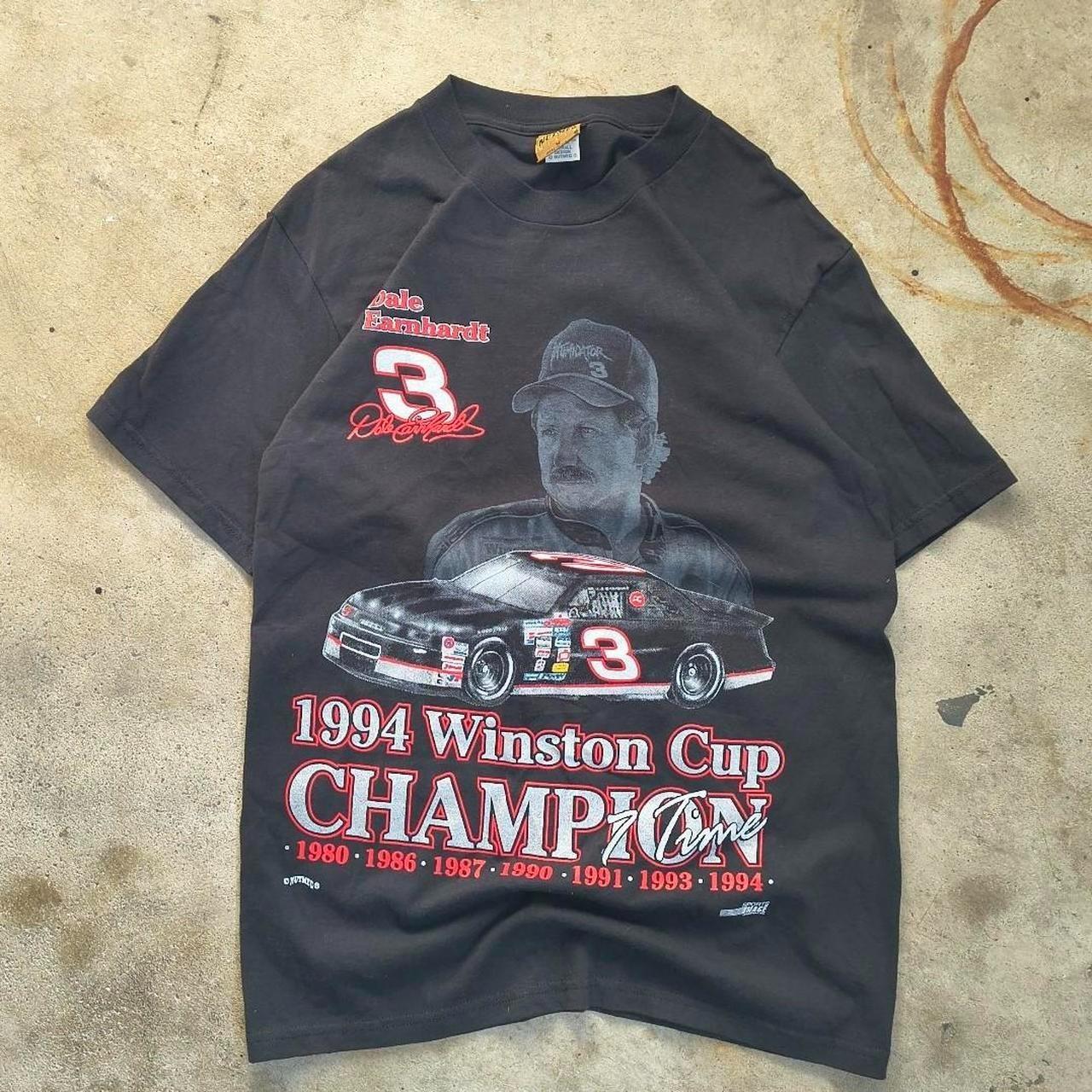 90s Nascar dale Earnhardt black color reprint unisex shirt AN64182 XXL