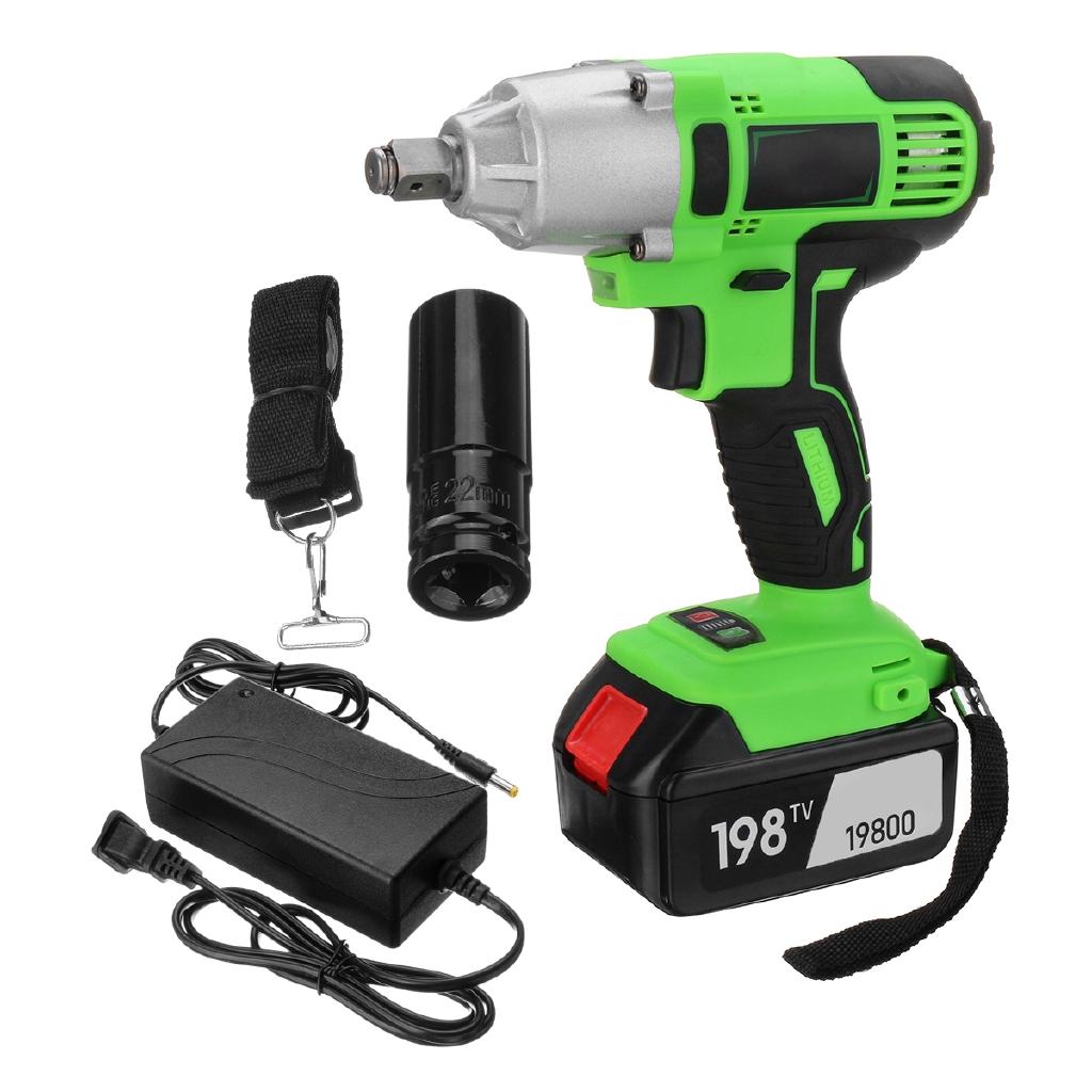 19800mAh 198VF Multifunctional Infinitely Variable SpeedImpact Impact Wrench 220-240V
