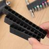 8/10/12 Holes Drill Bit Storage Base DIY 6.35mm Drill Bit Storage Rack Hex Shank Screwdriver Bit Holder