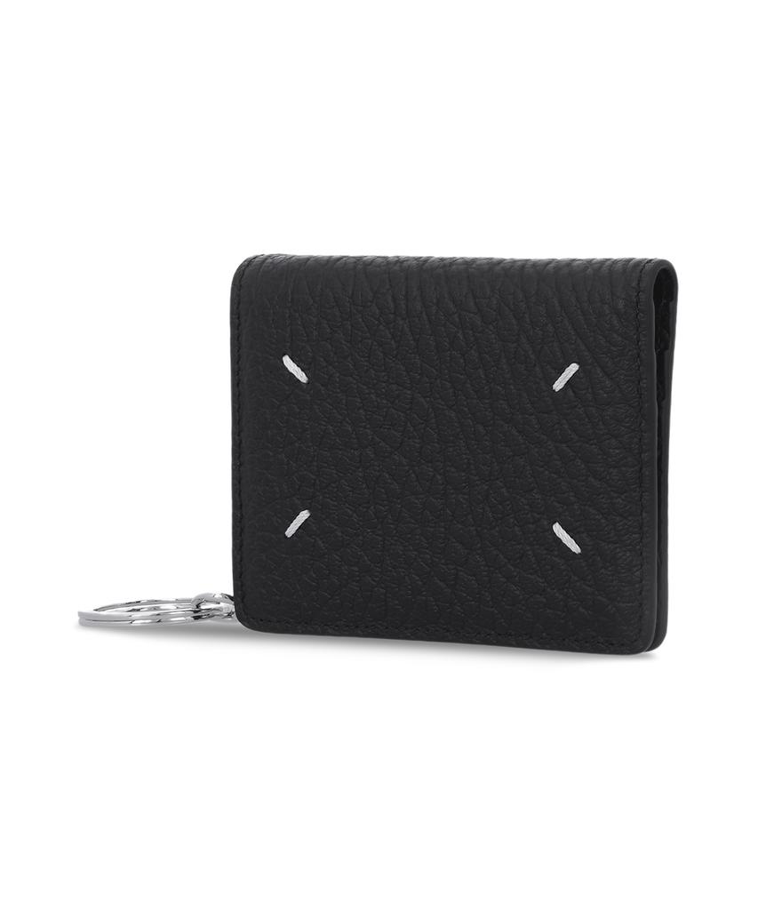 Maison Margiela 4 Stitch Keyring Card Holder - Black / S56Ui0128P4455T8013