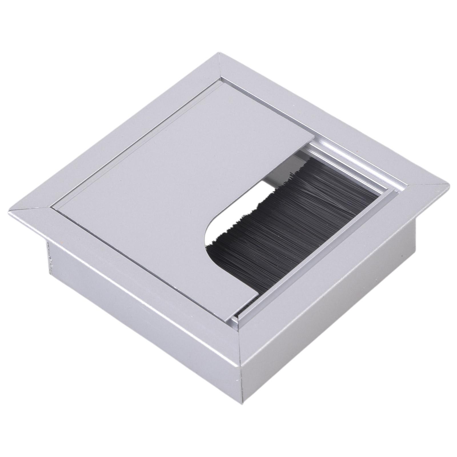 

Sturdy Aluminum Alloy Materials Cable Grommets for Neat and Tidying Desk Setups in Any Workspaces Easy Installion серебряный