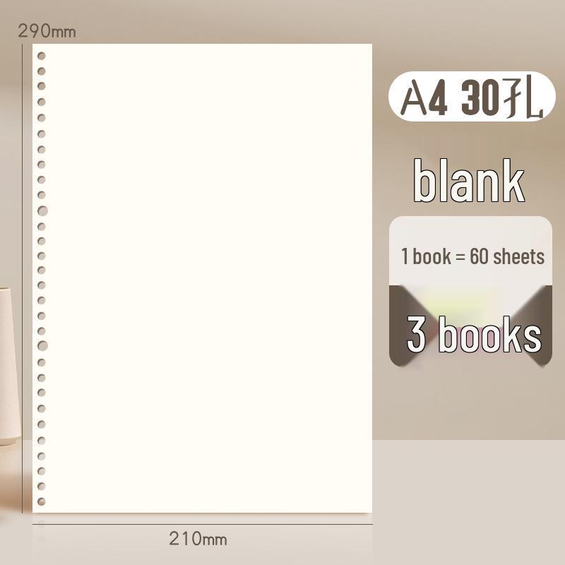 GoodNotes Refill: B5 Binder, A5 Replacement, A4 Loose-Leaf Notebook, Blank Grid Paper