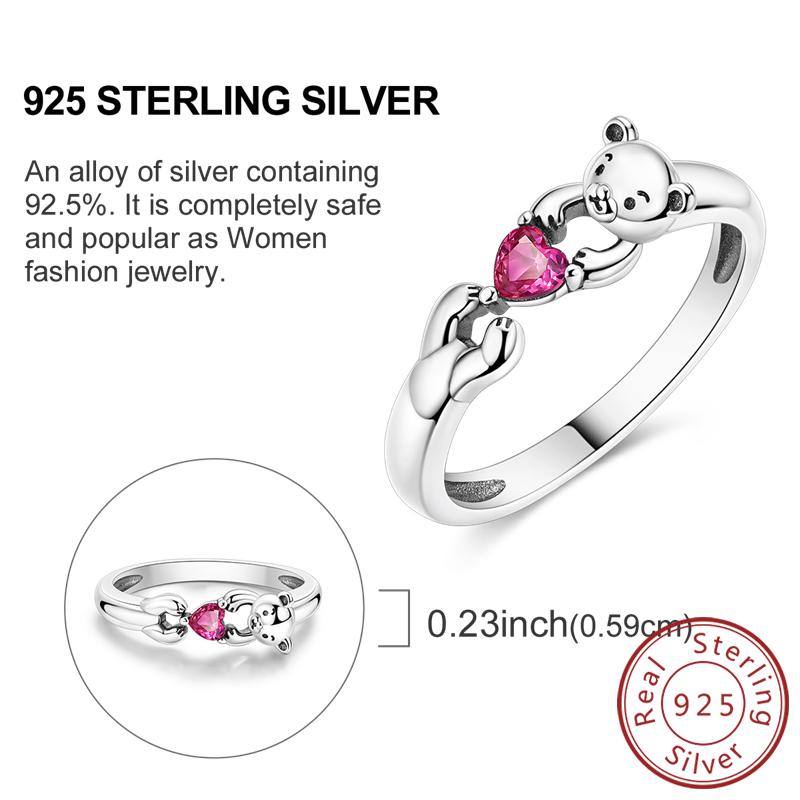 New 925 Silver Rings Firefly Hollow Rose Infinite Love Simple Ring for Women Wedding Engagement Party Jewelry Gift