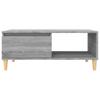  Coffee Table, Grey Sonoma Oak 90x50x36.5 Cm, Wood-based