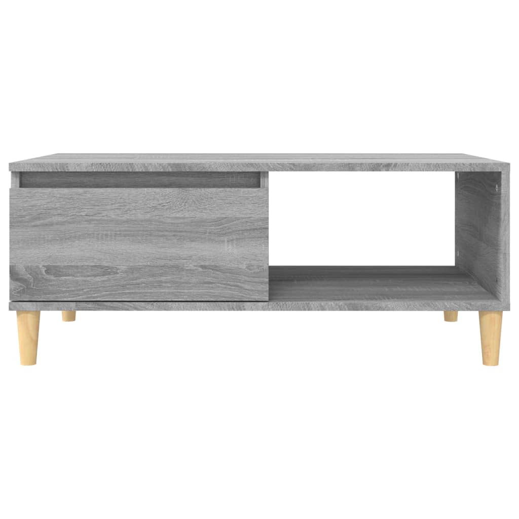 Coffee Table, Grey Sonoma Oak 90x50x36.5 Cm, Wood-based