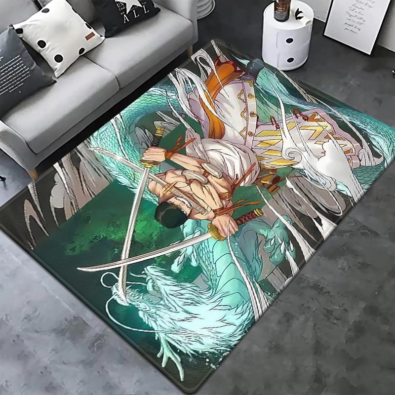 Cartoon Cute Anime Printed Carpet Living Room Bedroom entrance carpet Sofa Home Decoration Carpet Picnic Rug,baby play mat 40x60cm(15x23 in)