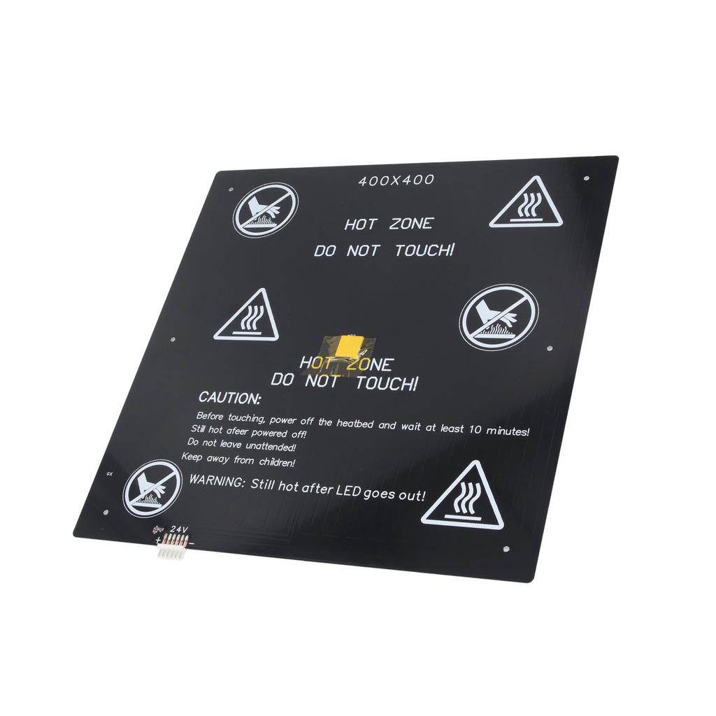 3D-Drucker Heizbett-Kit 24V 280W 2 Ohm Aluminiumlegierung 3D-Drucker Heizbett-Kit 400x400mm