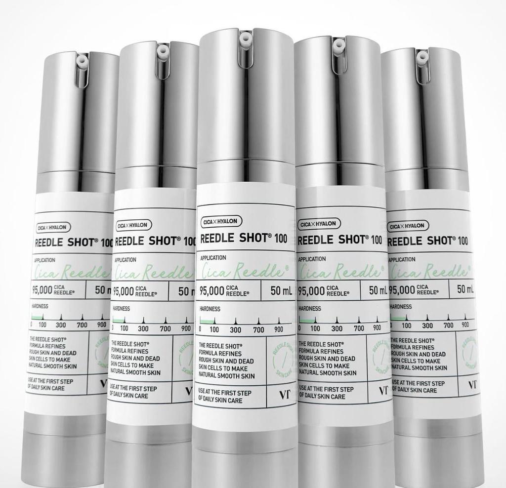 VT Reedle Shot 100 Booster Essence 50ml Cleanser 80ml Set Micro Needle Hydrating