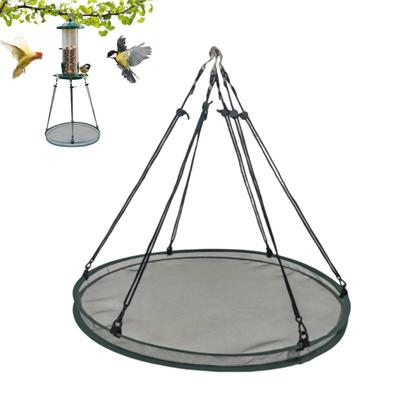 Vogelfutterfänger für Außenfutterstellen Netz Vogelfuttertablett Hängender Ring Vogelfutterfänger-Tablett für Kolibri-Futterstellen
