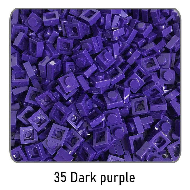500Pcs Diy Pixel Art Building Blocks Thin Figures Bricks Compatible With 3024 1X1 Square Bricks Bulk Assemble Toys Gift For Chil