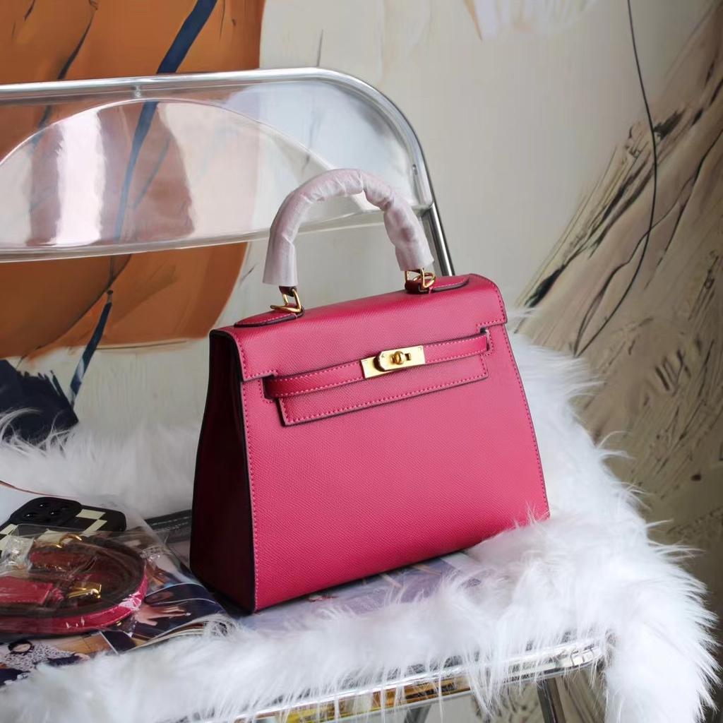 2025 neue High-End-Handtasche der zweiten Generation, leichter Luxus, für Damen, schlicht und vielseitig, Single Shoulder, diagonal zu tragen, Leder Kelli Tasche